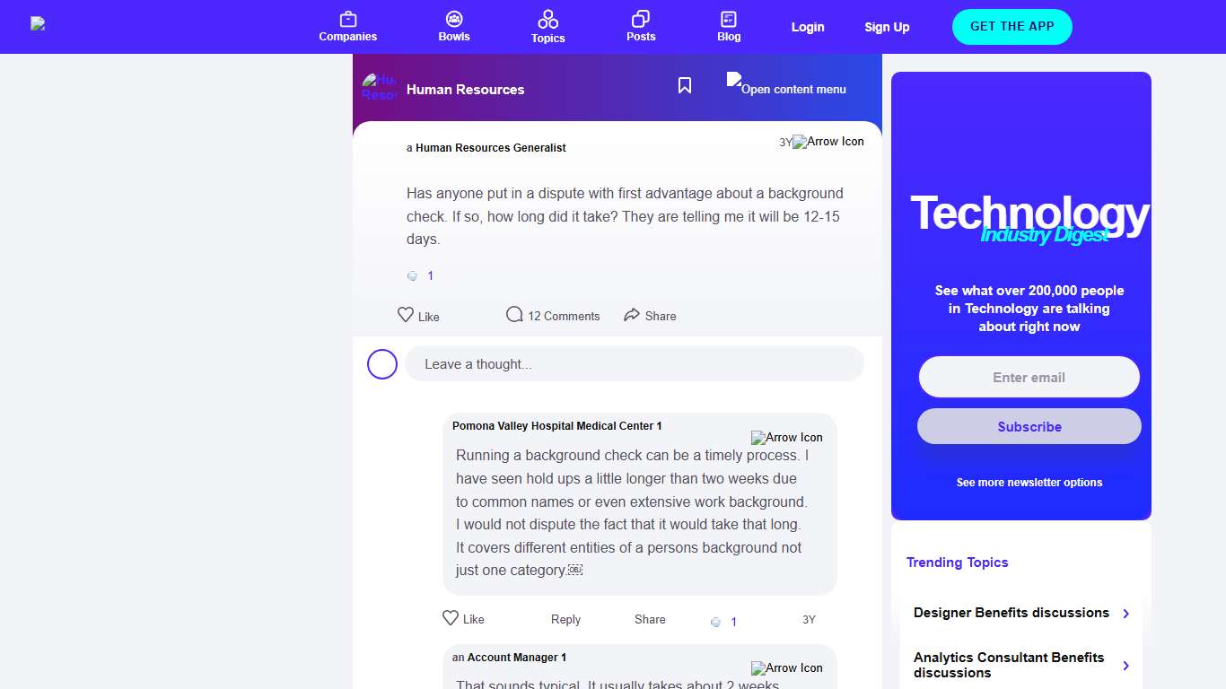 Has anyone put in a dispute with first advantage a... | Fishbowl
